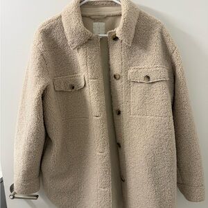 Joie Beige Sherpa Jacket
